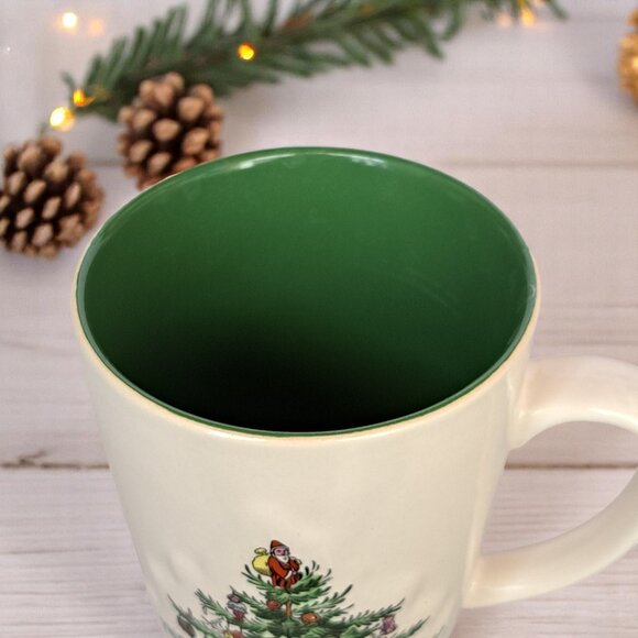 SPODE: "CHRISTMAS TREE" 22 OZ LATTE MUG IN ORIGINAL BOX - Picture 7 of 11